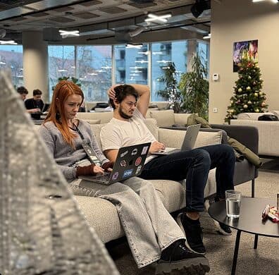 SheepAI Winter 2024 hackathon event photo 3 - developers building AI projects in Zagreb