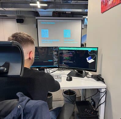 SheepAI Winter 2024 hackathon event photo 6 - developers building AI projects in Zagreb