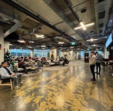 SheepAI Winter 2024 hackathon event photo 8 - developers building AI projects in Zagreb