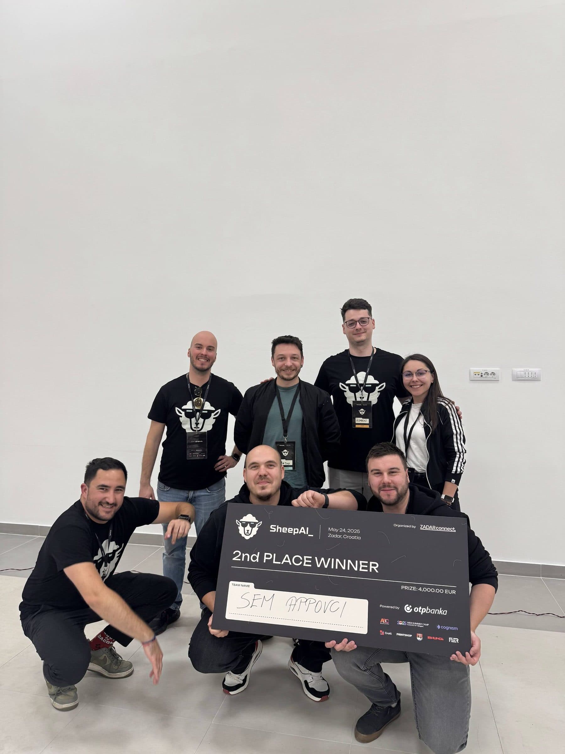 SheepAI Summer 2025 hackathon event photo 6 - developers building AI projects in Zadar