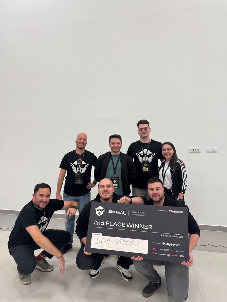 SheepAI Summer 2025 hackathon event photo 6 - developers building AI projects in Zadar