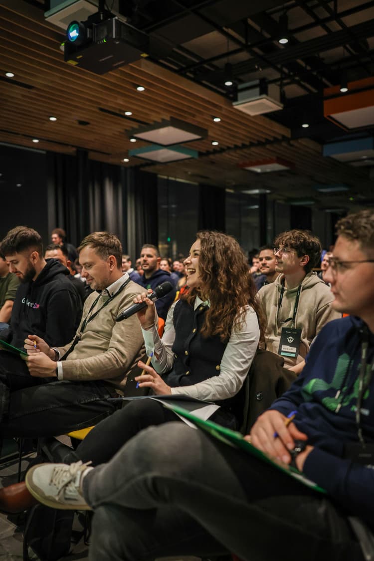 SheepAI Winter 2025 hackathon event photo 10 - developers building AI projects in Zagreb