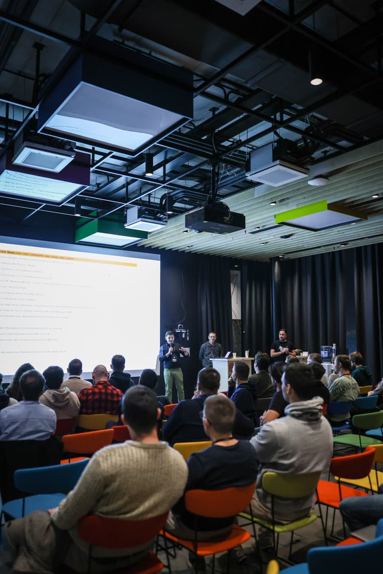 SheepAI Winter 2025 hackathon event photo 7 - developers building AI projects in Zagreb